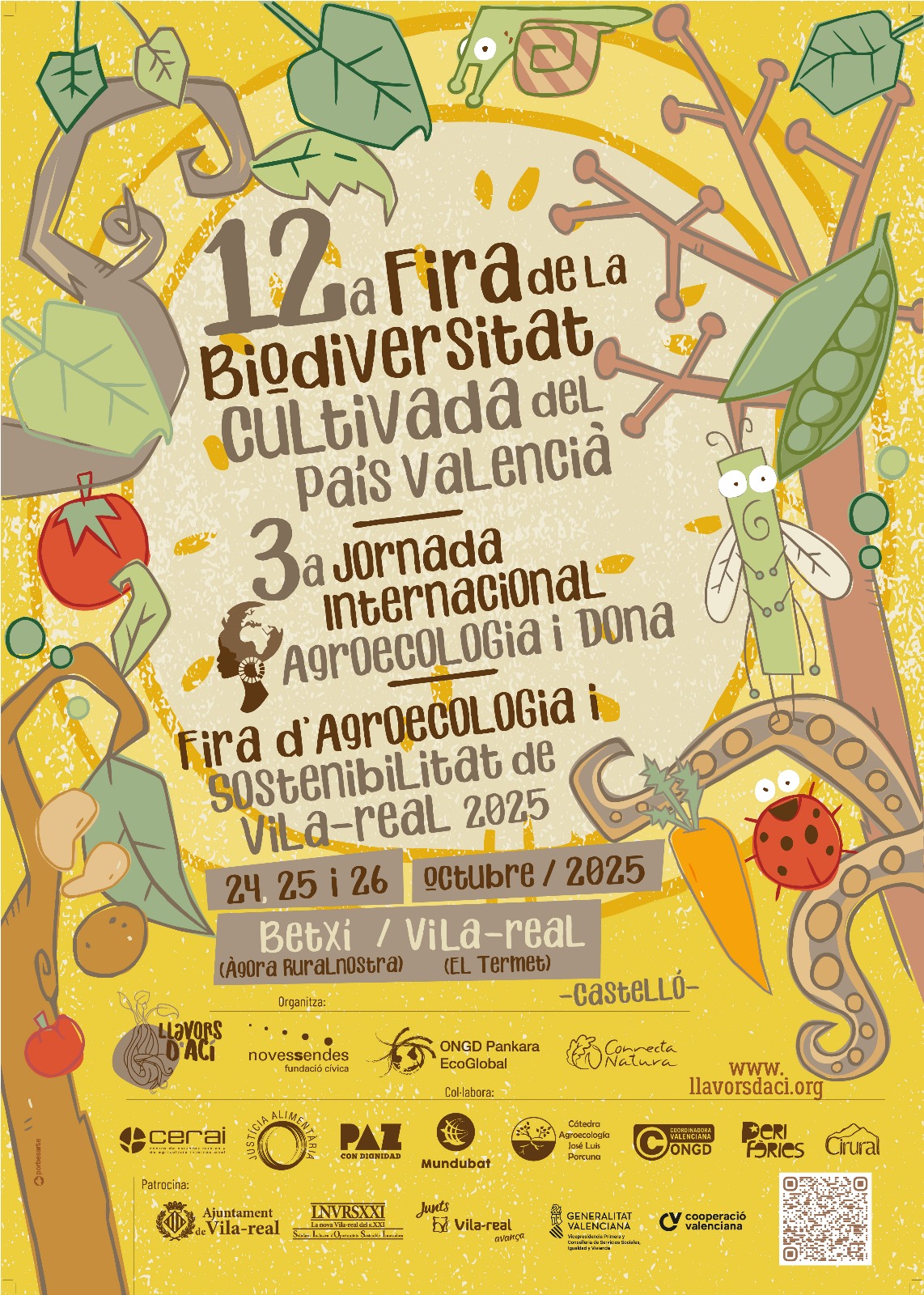 Cartel Fira Biodiversitat Cultivada 2025 Cartel de la Fira de Biodiversitat Cultivada del 24 al 26 de octubre de 2025